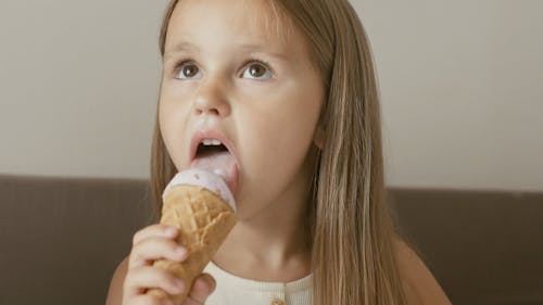 Kids Eating an Ice Cream