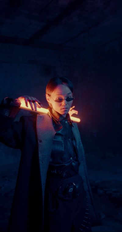 cottonbro studio's cyberpunk aesthetic video