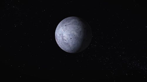 A Video of Footage of Planet Pluto