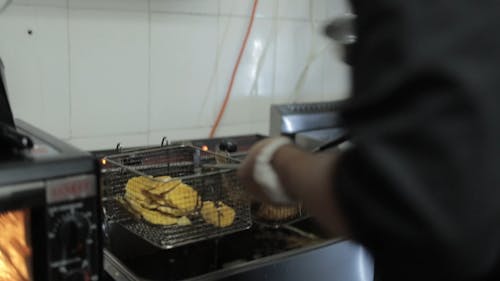 A Person Preparing Food