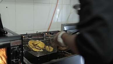 a person preparing food