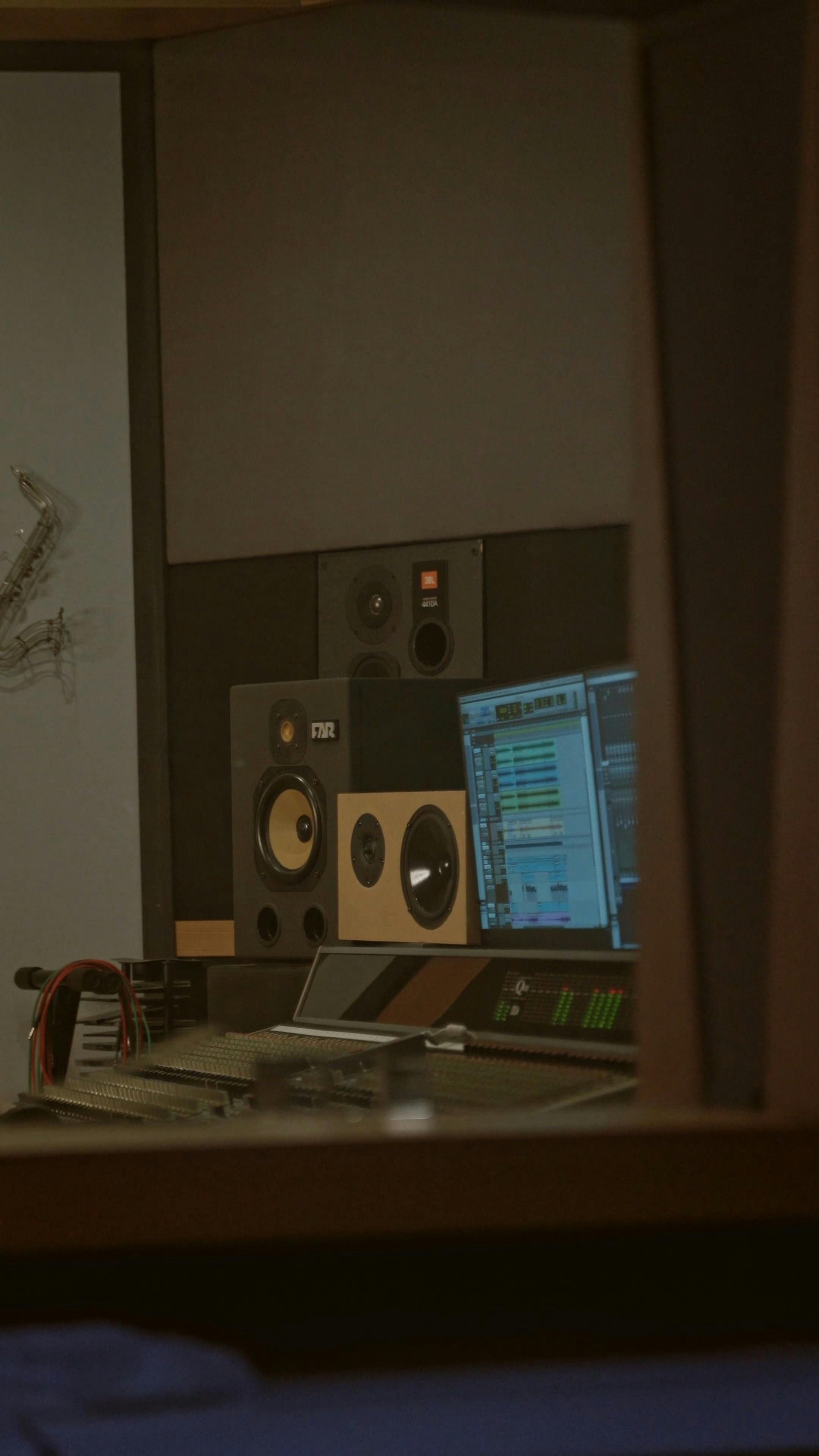 Recording Studio · Free Stock Video