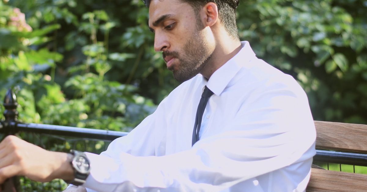 Man Using Computer 4k A Man Using A Laptop Outdoors Free Stock Video Footage, Royalty-Free 4K ...