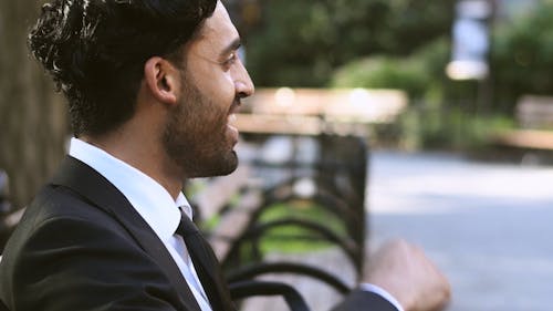 Man in Black Suit