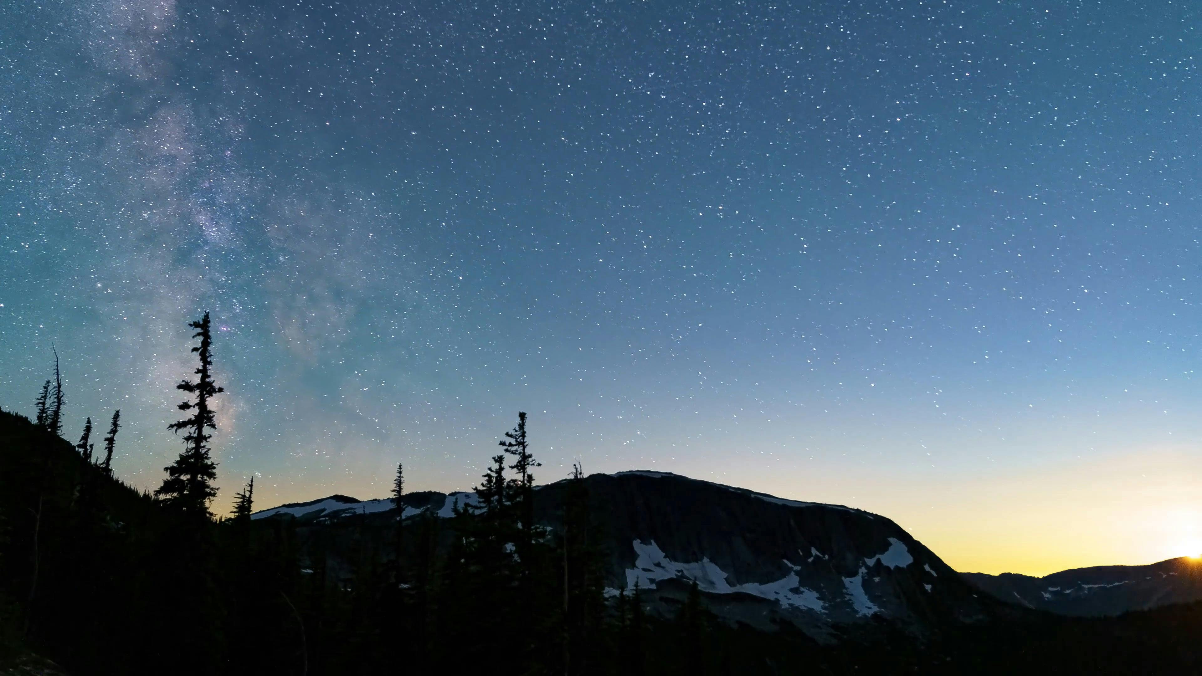 Time Lapse Footage of a Starry Night · Free Stock Video