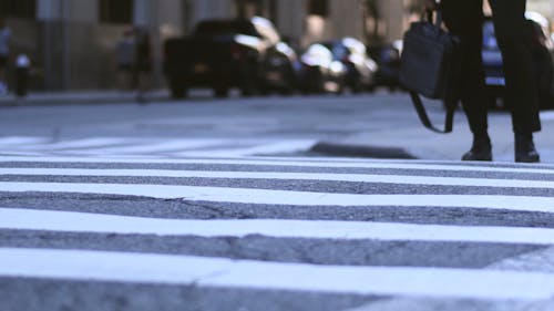 Person Crossing the Street