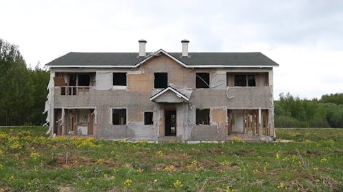 A House Under Construction