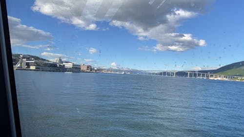 A View of the City from a Boat Ride