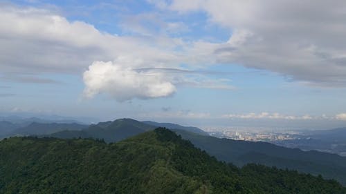 Panning Shot of a Breathtaking View