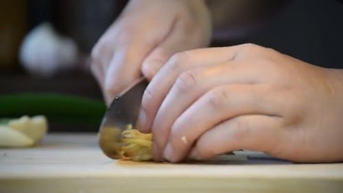 Person Chopping the Ingredients