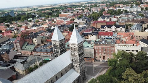 Drone Footage of Buildings