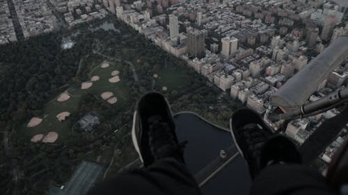 Person Riding an Aircraft