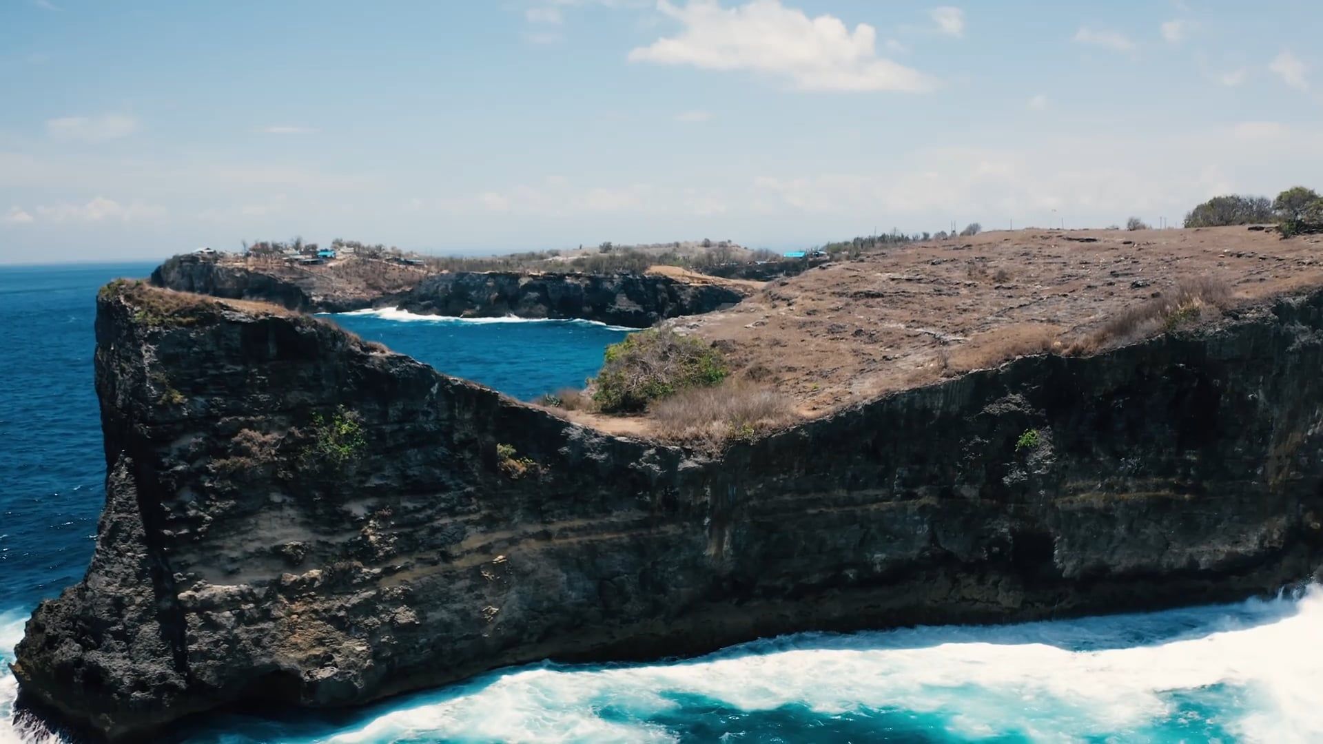 Drone Footage Of Ocean Waves Free Stock Video Footage Royalty Free 4k