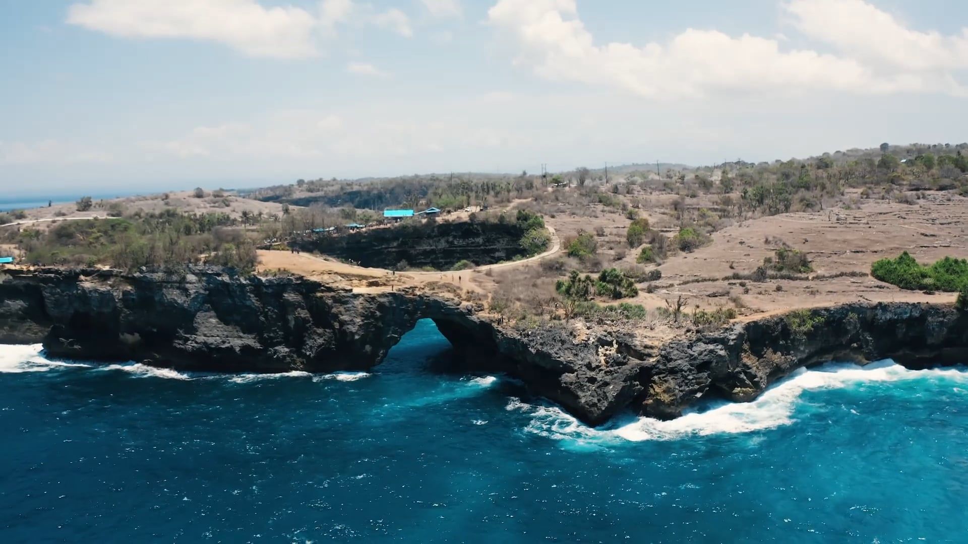 Drone Footage Of Sea Coast During Daytime Free Stock Video Footage ...