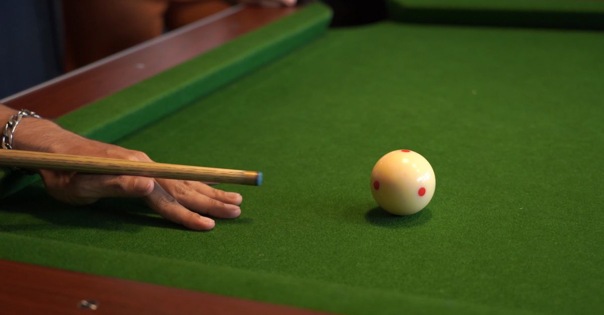 Video Of Person Doing Billiard Shot Free Stock Video Footage, Royalty ...