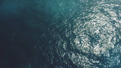 Drone Shot of Ocean