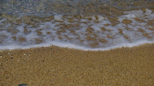 Crashing Waves on the Beach