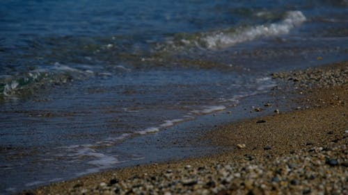 Sea Foam Running over the Shore