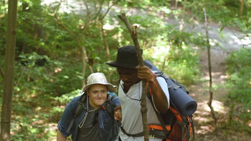 Friends Hiking Together