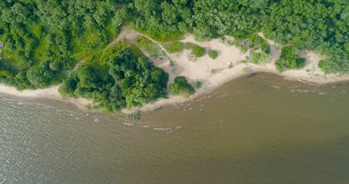 Drone Footage of Seashore