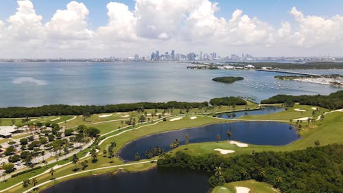 Aerial Shot of Golf Course