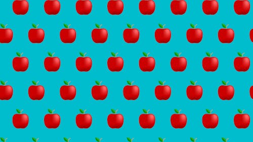 Animated Video of Apples