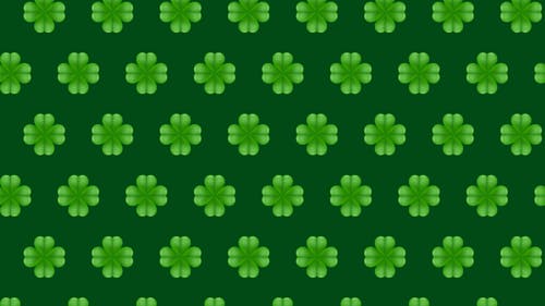 Animate Video of Four Leaf Clover