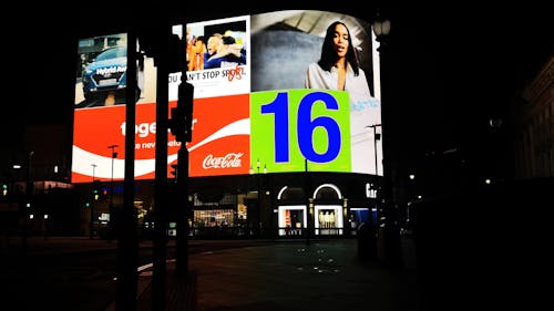 The Piccadilly Circus During the Night