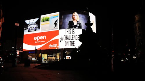 The Piccadilly Circus During the Night