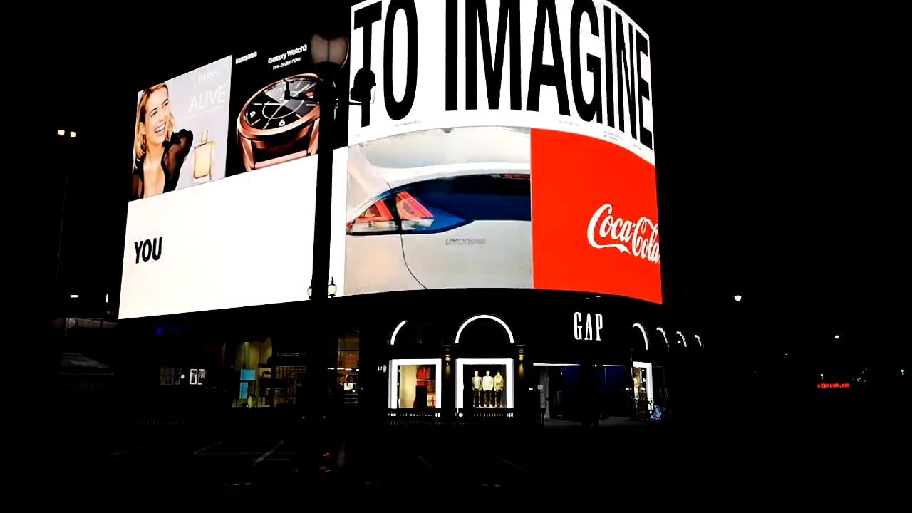  Foto zu Electronic Billboard at Night · Free Stock Video 