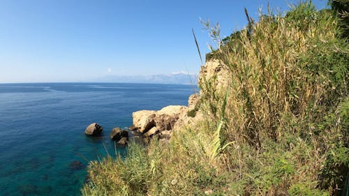 Scenic View Of Coastal Rocks