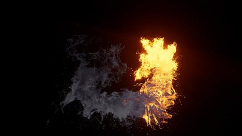 Animated Abstract Burning Effect