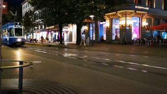 夜晚街道行人商业街视频素材高清视频视频素材