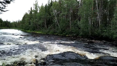 Sound of River Flowing through Valley