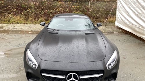 Front View of Mercedes SLS AMG