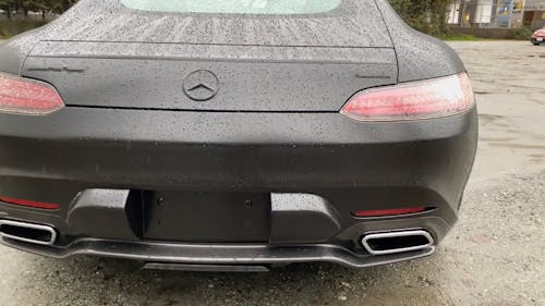 Back View of Mercedes SLS AMG