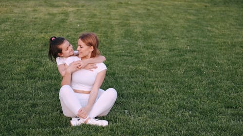 Mother Daughter Bonding in the Park