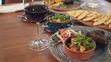 close up view of appetizing food on the table