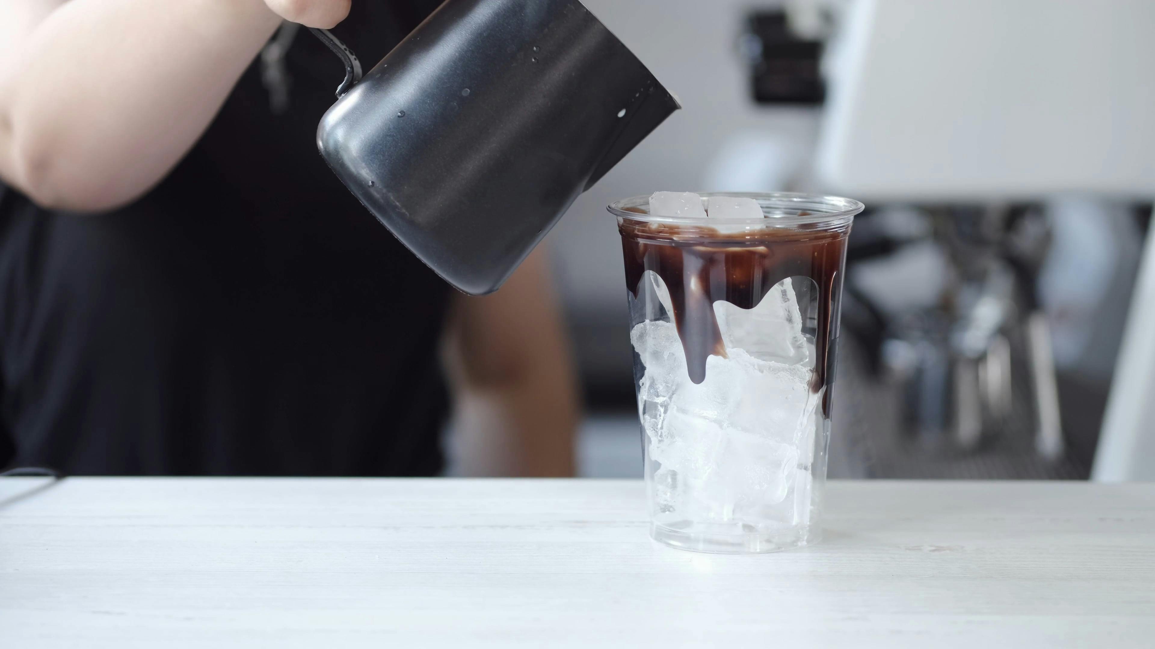 Making of Fresh Cold Coffee · Free Stock Video