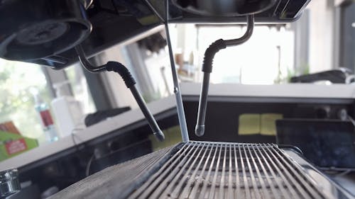 Close Up Video of a Coffee Machine