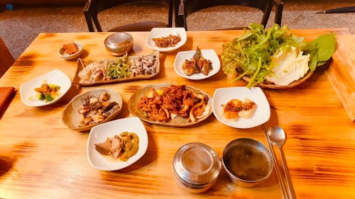 Variety of Food on the Table