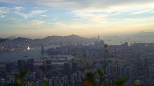 Time Lapse Video of Victoria Harbour Hong kong