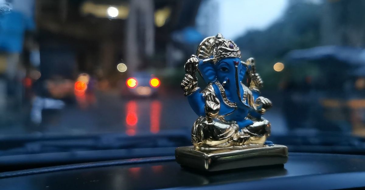 Lord Ganesha Idol On A Dashboard Of A Car Free Stock Video Footage Lord Ganesha Idol On A Dashboard Of A Car Free Stock Video Footage