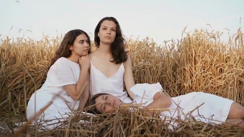 Pretty Women in Farms Enjoying their Time