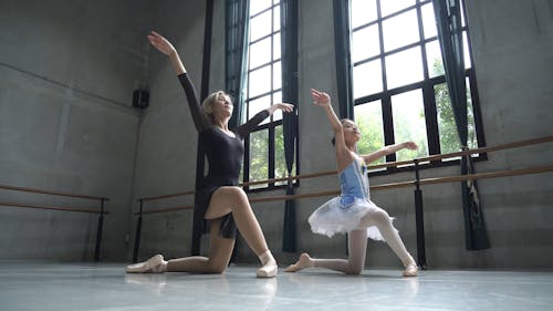 Two Persons Doing Ballet