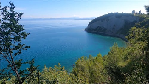 Mountain Cliff by a Beautiful Sea