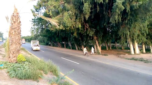 Vehicles Driving on Highway