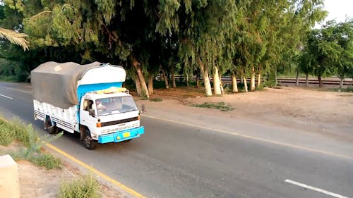 Vehicles Traveling on Roadway