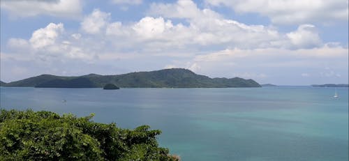 Panoramic View of a Beautiful Ocean