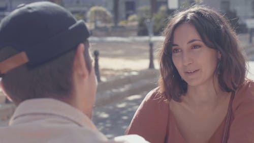 Woman Talking to Her Boyfriend